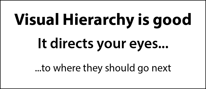 Visual Hierarchy 1