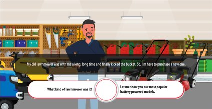 customer service scenario image